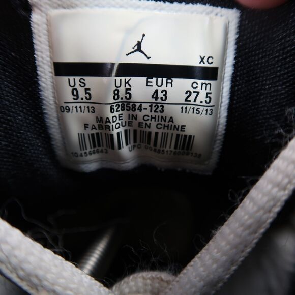 Nike Air Jordan 1 Sneakers Mens 9.5 Flight Strap 23 High Top Retro Trainer White - Picture 6 of 14